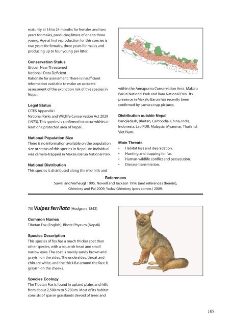 The Status of Nepal's Mammals: The National Red List Series - IUCN