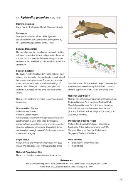 The Status of Nepal's Mammals: The National Red List Series - IUCN