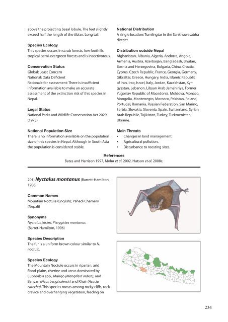 The Status of Nepal's Mammals: The National Red List Series - IUCN