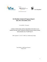 Six Monthly Technical Progress Report July 2011December ... - WWF