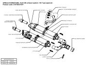 APRILIA DORSODURO, SLIP-ON exhaust system / EC Type ...