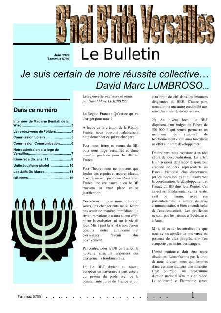Document - Le Bulletin de Versailles