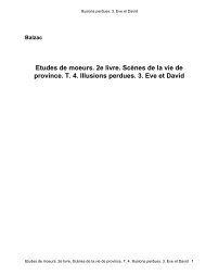 Illusions perdues. 3. Eve et David - Diogene éditions libres