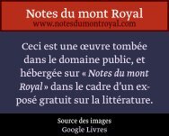 odyssée - Notes du mont Royal