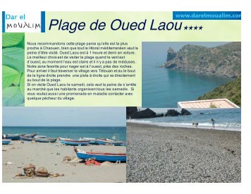 Plage de Oued Laou - Dar el Moualim