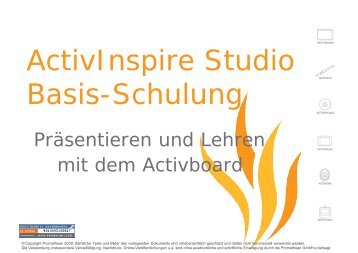 ActivInspire Studio Basis-Schulung