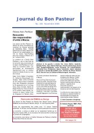 JBP 181 - Novembre 2005 - Soeurs du Bon Pasteur