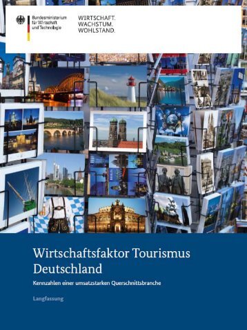 (DIW) zum Tourismus als Wirtschaftsfaktor