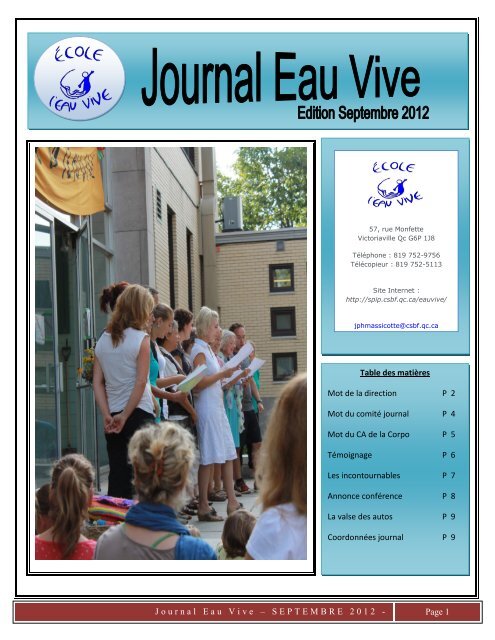 95.JournalEauVive-Septembre2012 - Accueil du site