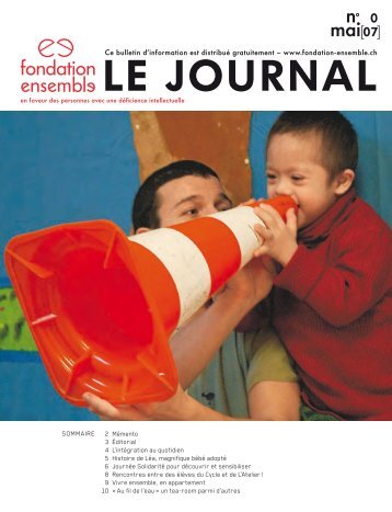 Le Journal n°00 - Fondation Ensemble