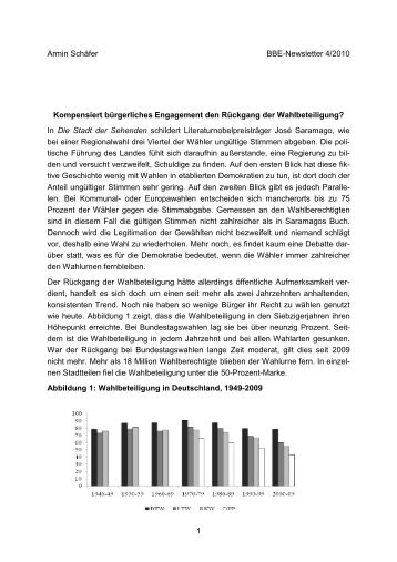 Kompensiert bürgerliches Engagement den Rückgang der ... - BBE