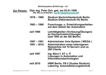 Präsentation vl_1.pdf - Modul "Basics" ( 1. Semester) - applicad-atit.de