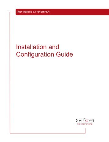 Installation and Configuration Guide - Baan Implementation Help ...