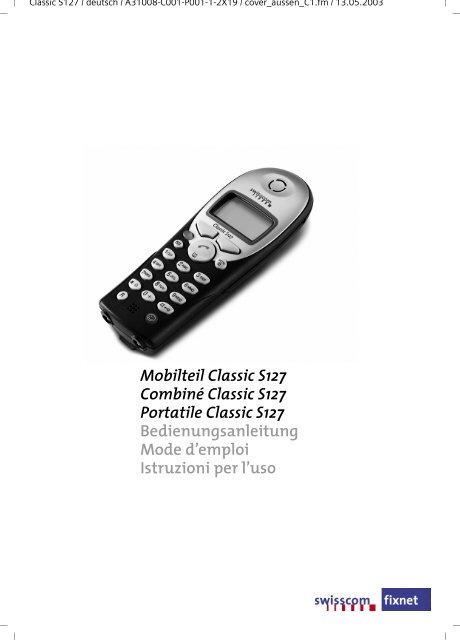 Mobilteil Classic S127 Combiné Classic S127 Portatile Classic ...