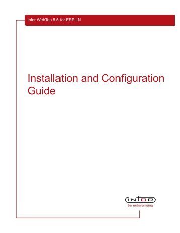 Installation and Configuration Guide - Baan Implementation Help ...