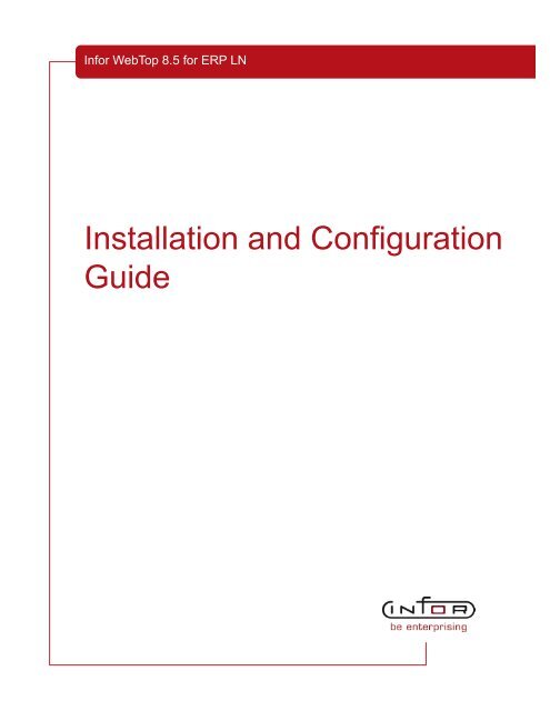 Installation and Configuration Guide - Baan Implementation Help ...