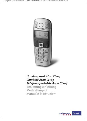 Handapparat Aton CL103 Combiné Aton CL103 Telefono portatile ...