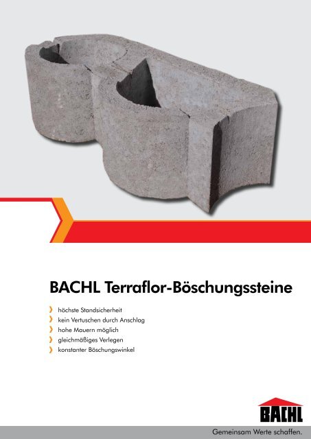 BACHL Terraflor-Böschungssteine