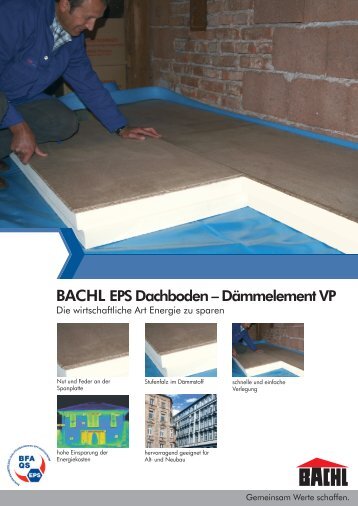 EPS Dachboden-Dämmelemente VP - Karl Bachl GmbH & Co KG