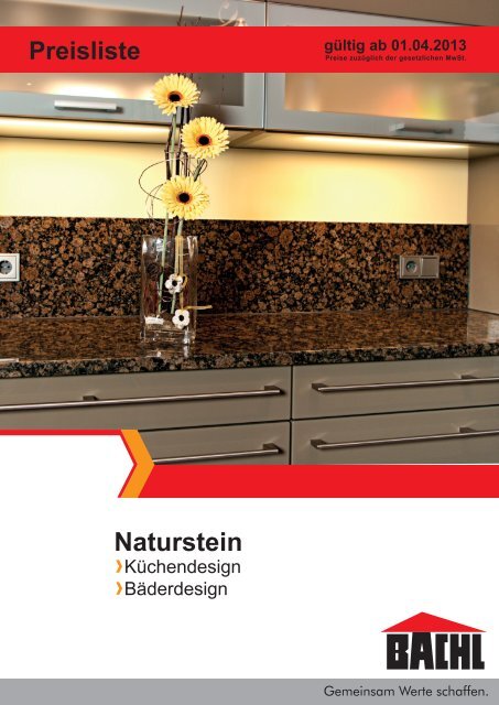 Naturstein - Karl Bachl GmbH &amp; Co KG