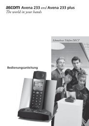 Schnurloses Telefon DECT - Bedienungsanleitungen