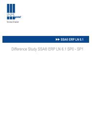 SSA® ERP LN 6.1 - Baan Implementation Help, Consulting and ...