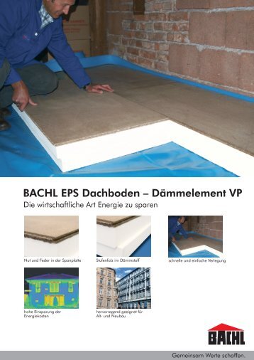 BACHL EPS Dachboden – Dämmelement VP