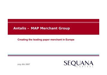 Antalis – MAP Merchant Group
