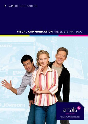 ANTALIS VISUAL COMMUNICATIONS - MAI 2007