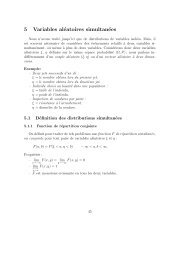 5 Variables aléatoires simultanées