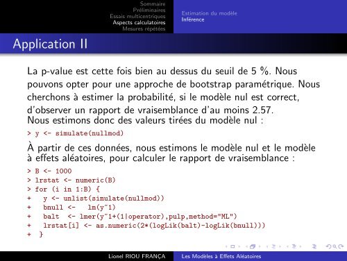 Les Modèles à Effets Aléatoires - Christophe Genolini