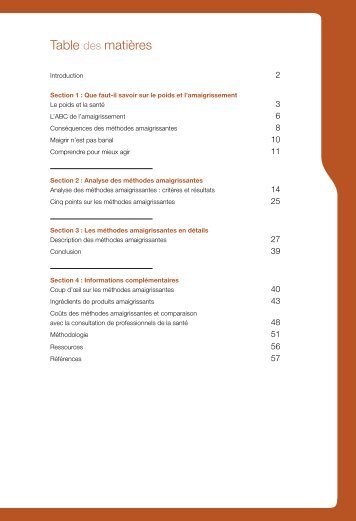 Maigrir : pour le meilleur et non le pire - Association pour la santé ...