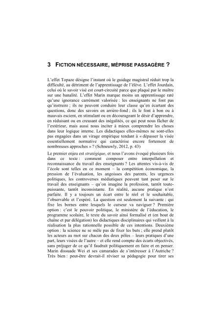 Texte intégral de la contribution d'Olivier Maulini, d'Aline Meyer et de ...