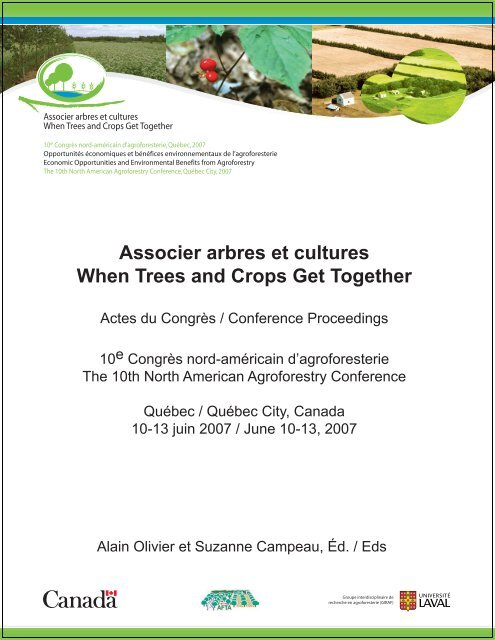 Associer arbres et cultures When Trees and Crops Get Together