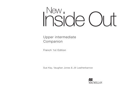 Upper intermediate Companion - Inside Out