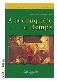 A la conquête du temps - 10-12 ans - Gai Savoir