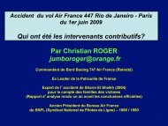 Crash du Rio Paris - Le blog de Christian Roger