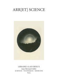 ARR[ET] SCIENCE - Librairie Alain Brieux