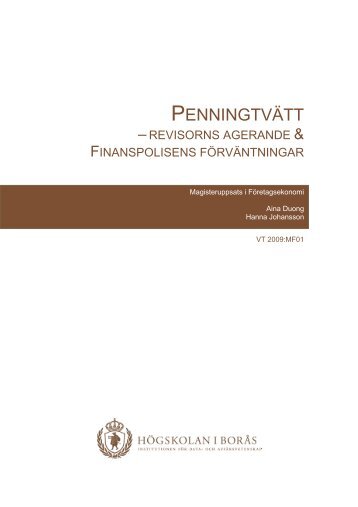 PENNINGTVÄTT - BADA - Högskolan i Borås