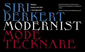 Siri Derkert - BADA - Högskolan i Borås