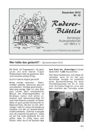 Ruderer-Blättla Nr. 12 - Bamberger Rudergesellschaft von 1884 e.V.