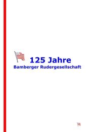 Geschichte der BRG - Bamberger Rudergesellschaft von 1884 e.V.