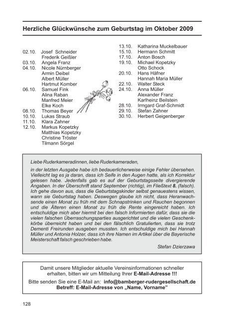 Ruderer-Blättla Nr. 9 - Bamberger Rudergesellschaft von 1884 e.V.