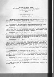 City Ordinance No. 570 - Bacolod City