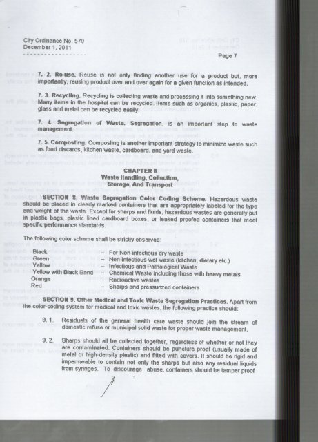 City Ordinance No. 570 - Bacolod City