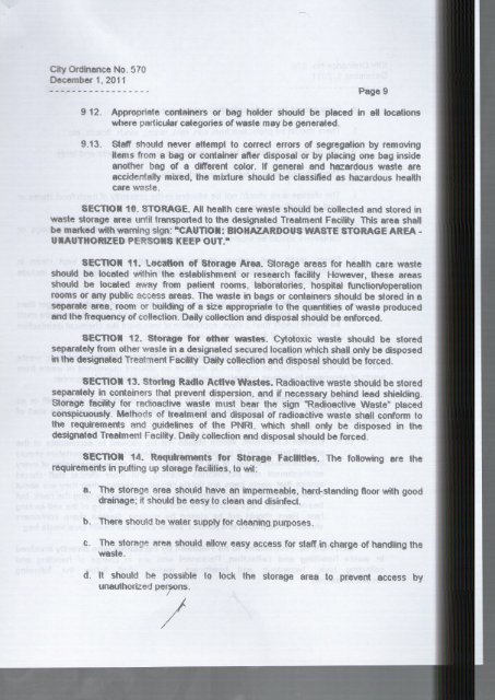 City Ordinance No. 570 - Bacolod City