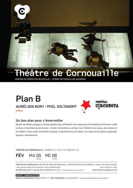 Plan B - Théâtre de Cornouaille