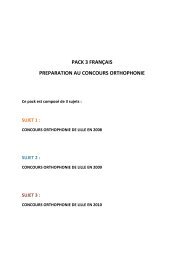 pack 3 français preparation au concours orthophonie - Ma-prepas ...