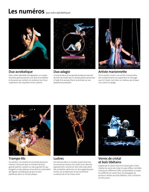 Dossier de presse - Cirque du Soleil