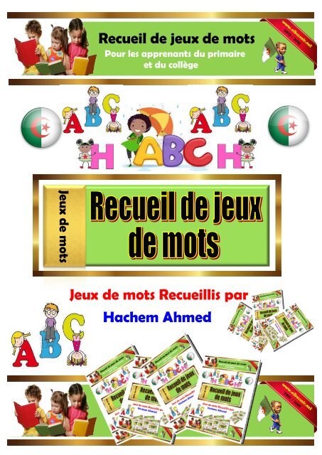 recueil de jeux de mots jeux de mots recueillis par hachem ahmed